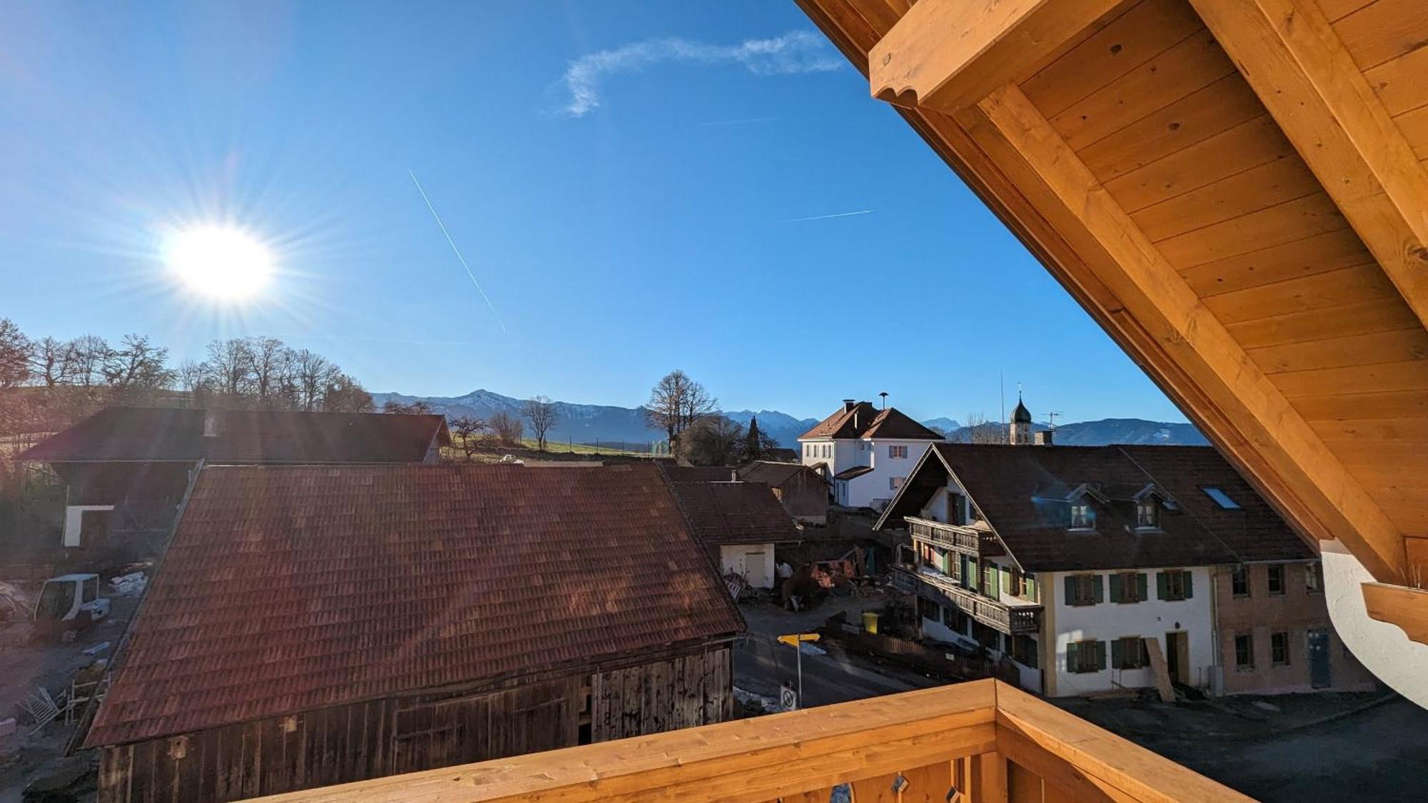 Liboria I Traumhafte Ferienwohnung In Aidling Am Riegsee Mit Atemberaubendem Panoramablick! Kültér fotó