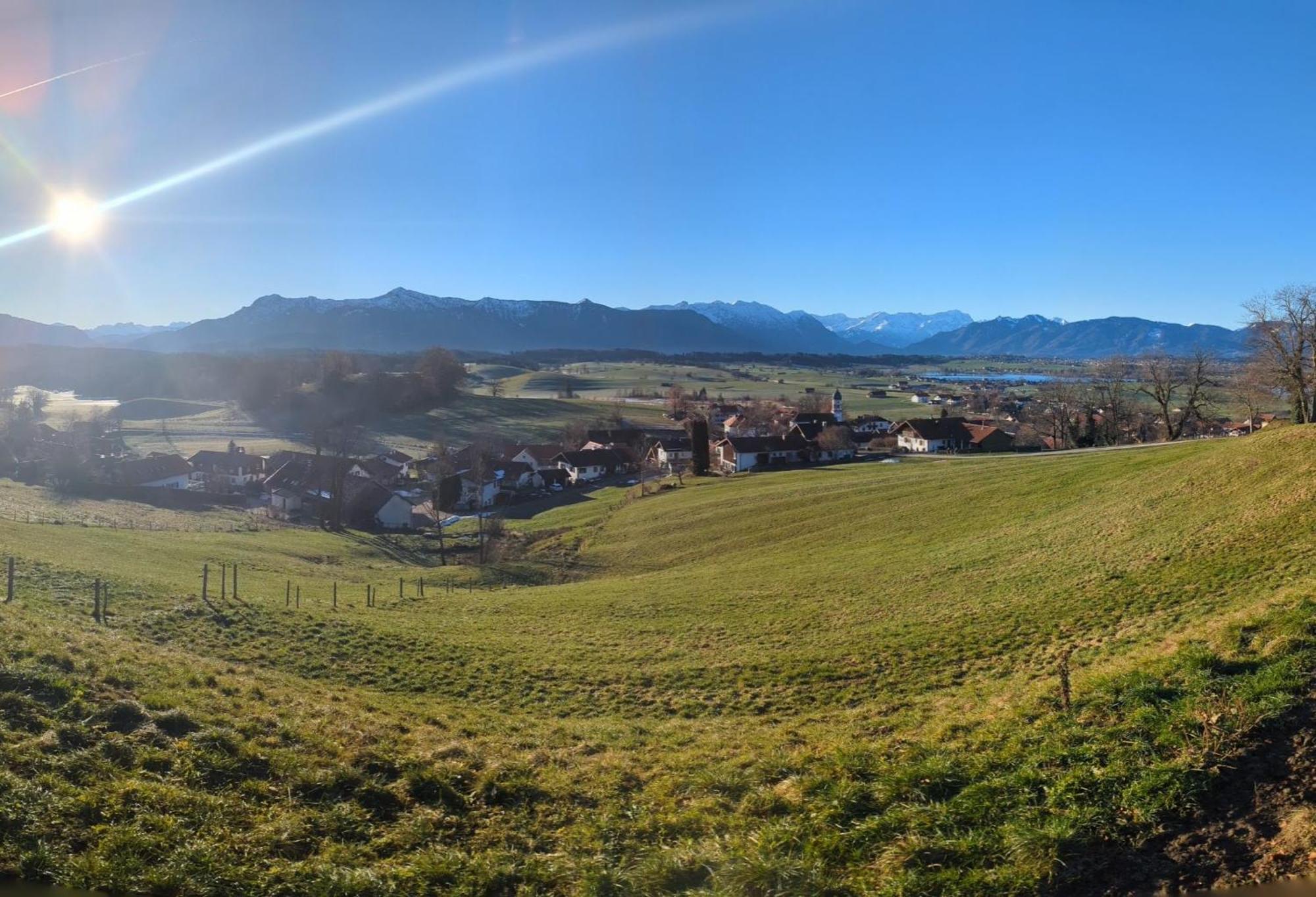 Liboria I Traumhafte Ferienwohnung In Aidling Am Riegsee Mit Atemberaubendem Panoramablick! Kültér fotó