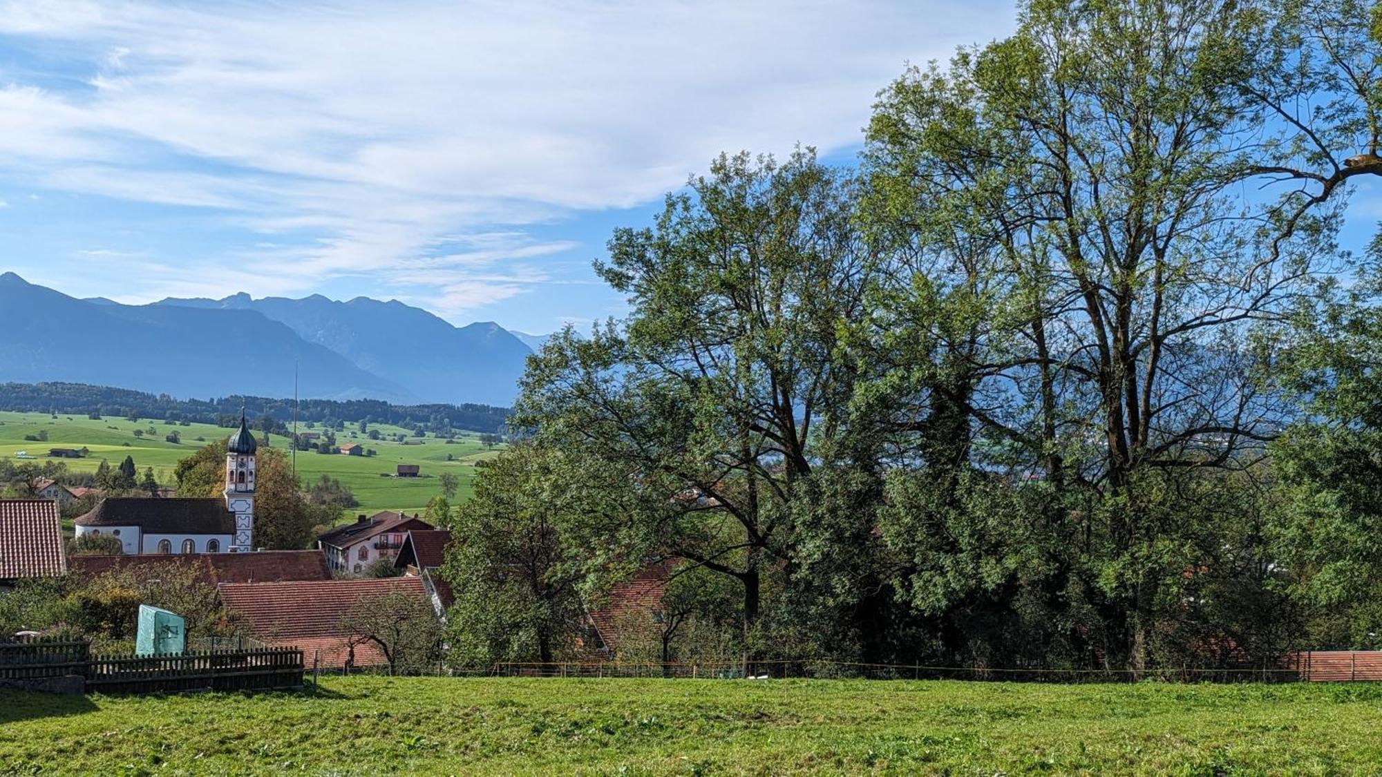 Liboria I Traumhafte Ferienwohnung In Aidling Am Riegsee Mit Atemberaubendem Panoramablick! Kültér fotó